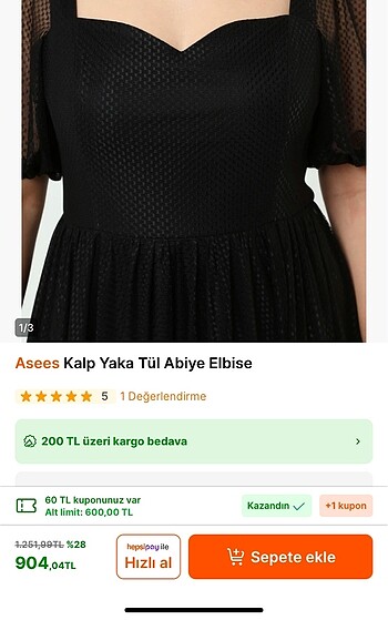 48 Beden siyah Renk Siyah Elbise