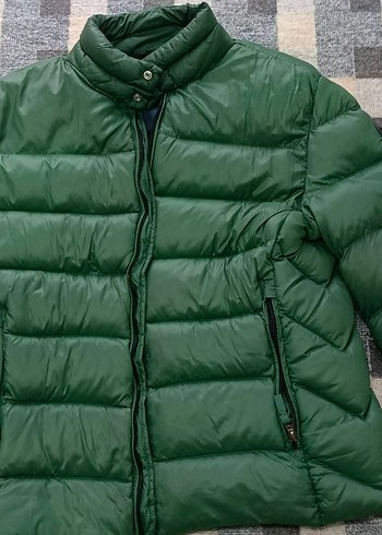 Yeşil Kadın Puff Mont, Kısa ve Dar Kesim - Görsel 2