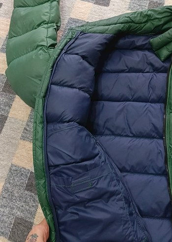 Yeşil Kadın Puff Mont, Kısa ve Dar Kesim - Görsel 4