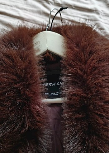 BERSHKA, SIFIR Deri Kürk Yakalı, Kadın Ceketi - Görsel 10