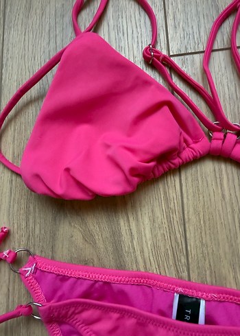Pembe İpli Kadın Bikini Takımı - Görsel 2