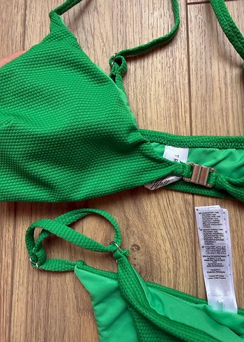 Yeşil İnce Askılı Kadın Bikini Takımı - Görsel 2