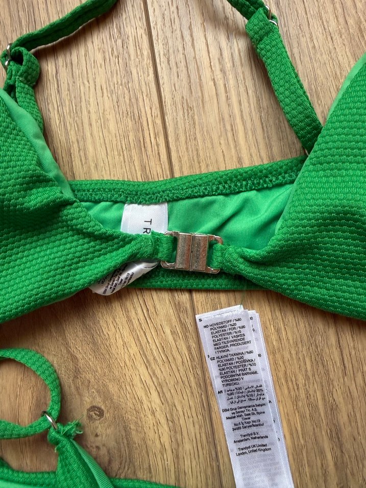 Yeşil İnce Askılı Kadın Bikini Takımı - Görsel 3