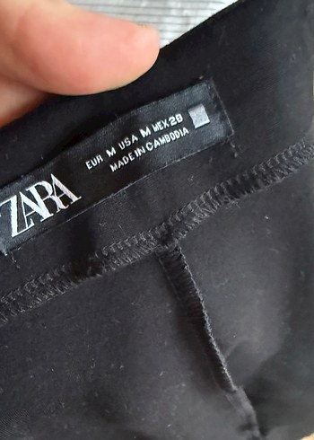 Pilili Siyah Midi Hamile Tayt - Görsel 6