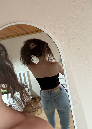 Siyah Parlak Kadın Straplez Bustiyer - Görsel 2