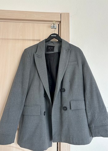 LCW Vision Gri Kadın Blazer Ceket - Görsel 2