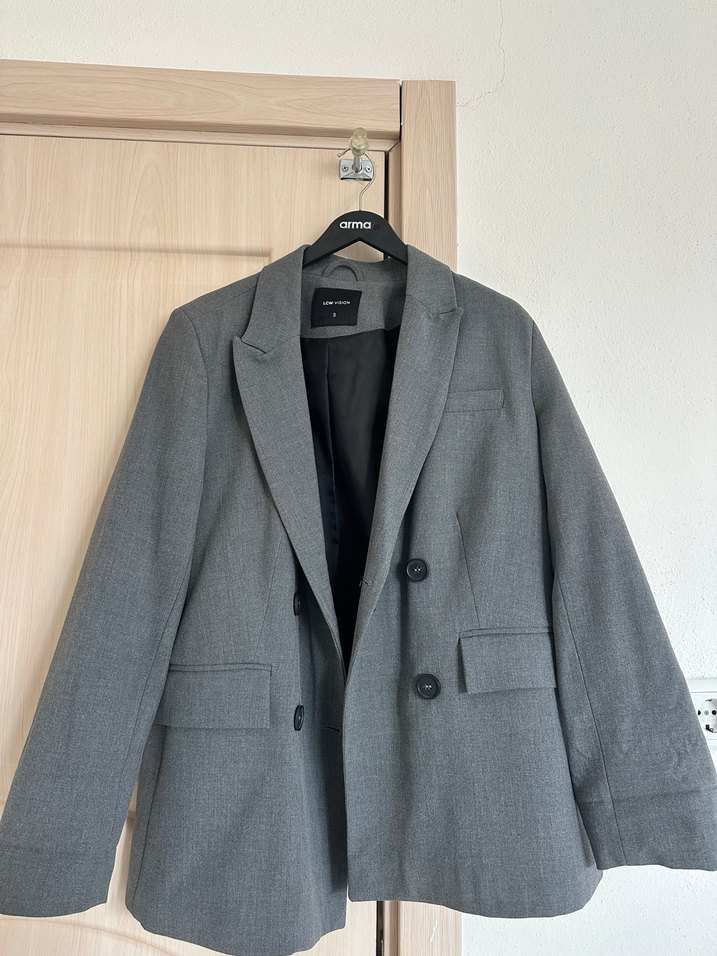 LCW Vision Gri Kadın Blazer Ceket - Görsel 2