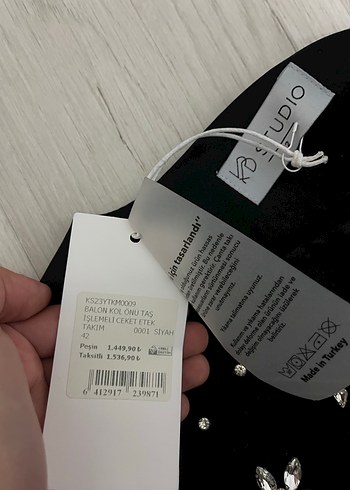 Siyah Nakışlı Uzun Kollu Kadın Elbise - Görsel 4