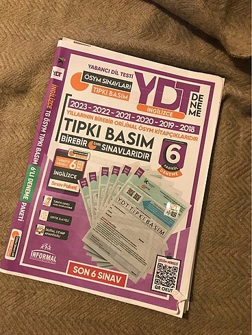YDT ÖSYM Tıpkı Basım 6'lı Deneme