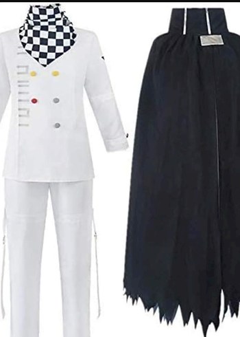 s Beden beyaz Renk Danganronpa Anime Cosplay Kokichi Oma Kostüm