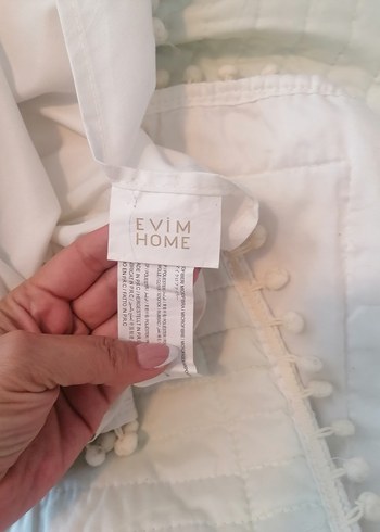  Beden Evimhome Çift Kişilik Düz Yatak Örtüsü