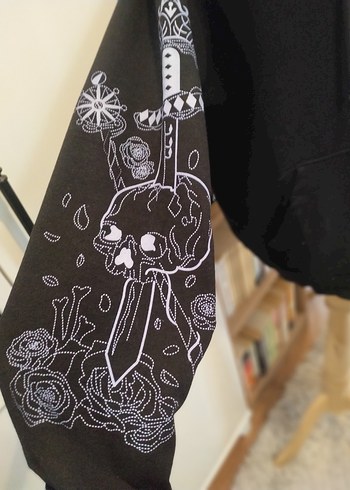 Stradivarius Köstebek Siyah Kadın Sweatshirt