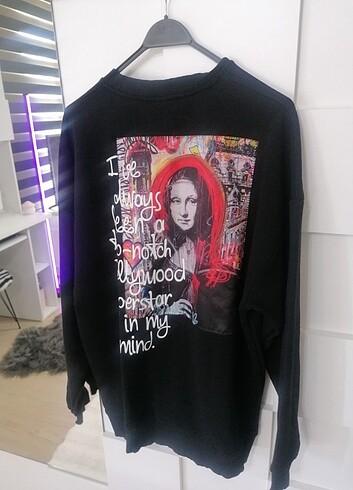 m Beden siyah Renk Sweatshirt 