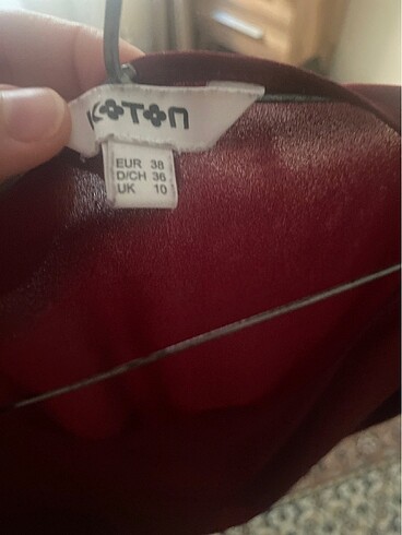 Bordo bluz - Görsel 3