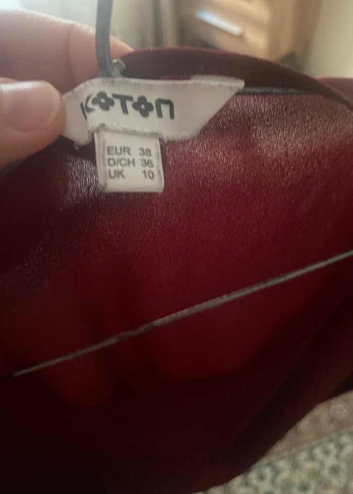 Bordo bluz - Görsel 3