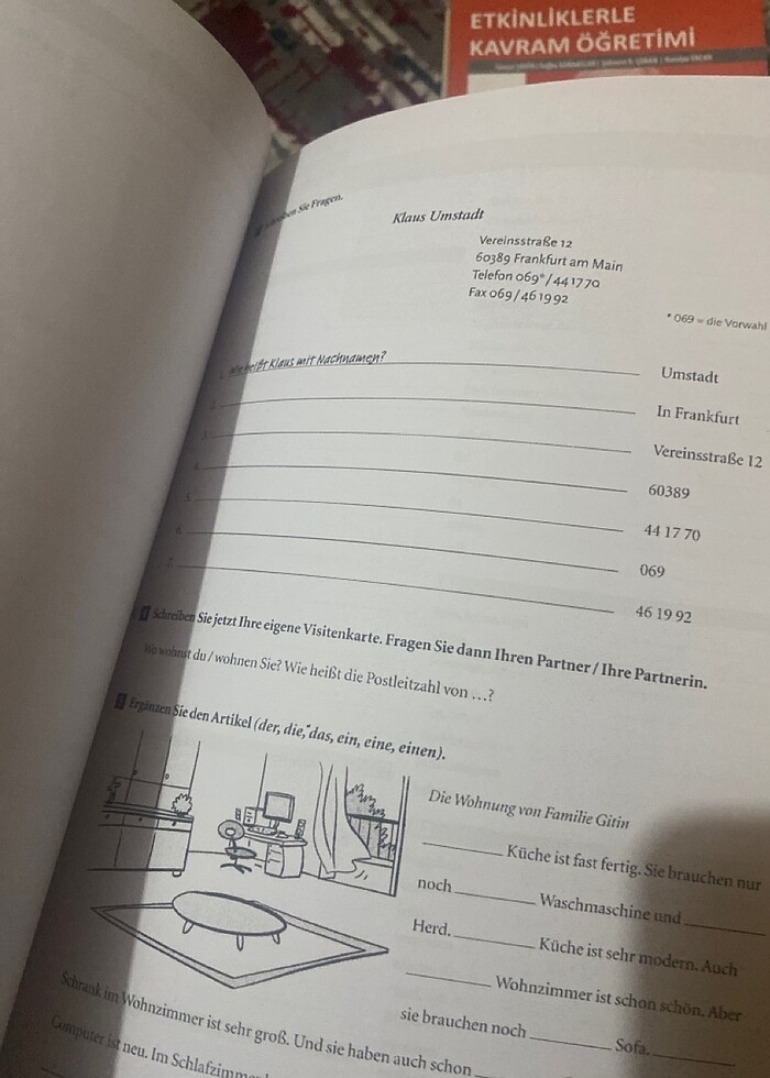 Almanca etkinlik kitabı - Görsel 2