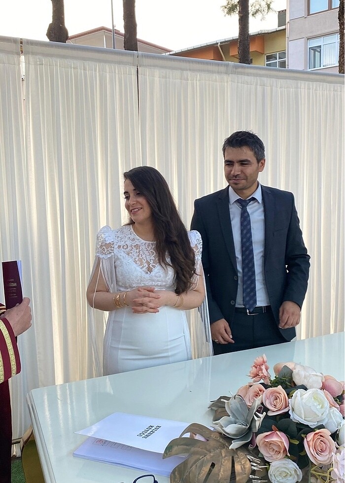 Beyaz abiye - Görsel 2