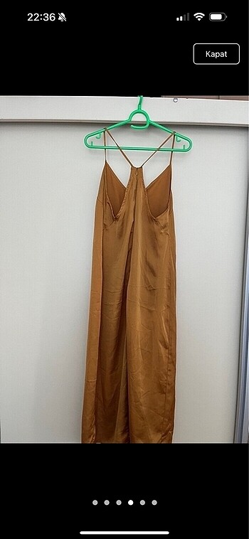 s Beden kahverengi Renk Bershka elbise