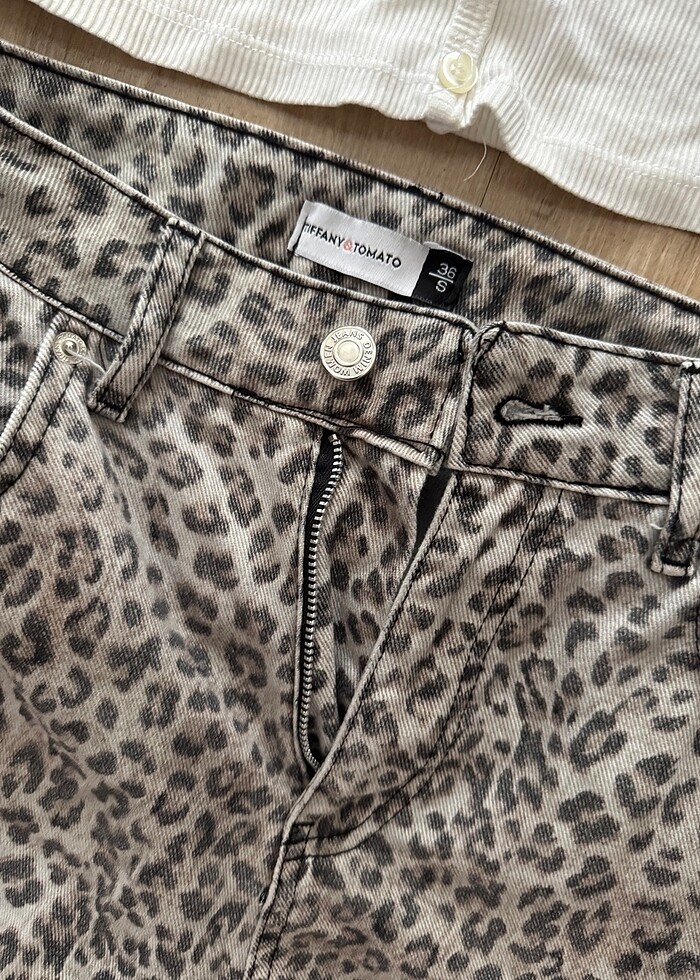 Leoparlı pantalon - Görsel 2