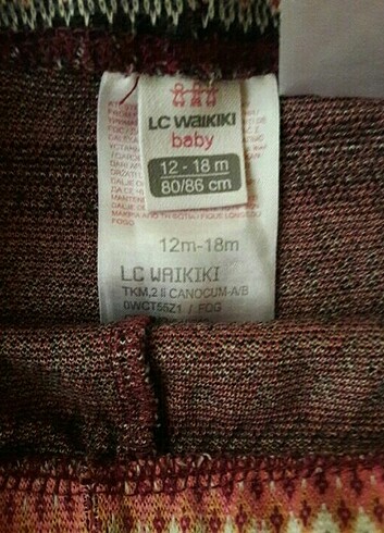 LC Waikiki Kız bebek taytı