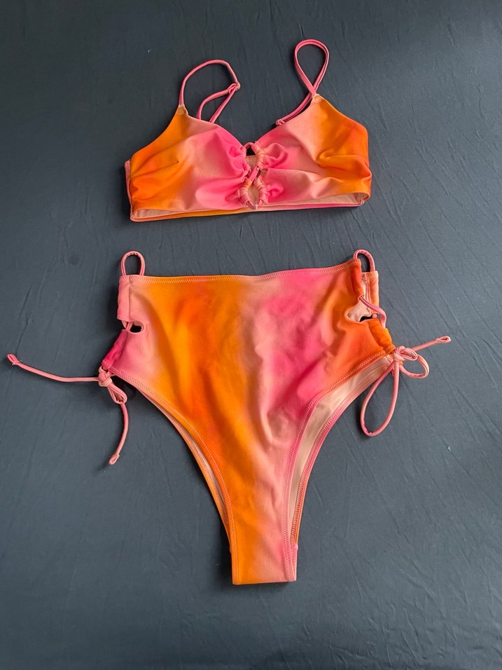 Kadın Bohem Bağcıklı Mini Bikini Takımı - Görsel 2