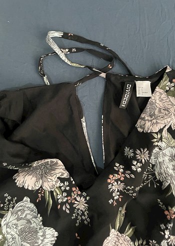 Kadın Bohem V Yaka Midi Elbise - Görsel 3