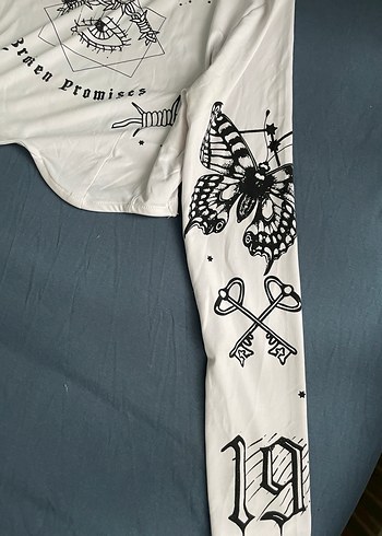 Beyaz Uzun Kollu Bluz - Görsel 2