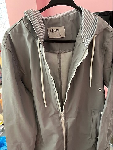 Pull and Bear Mumlu kumaş yağmurluk