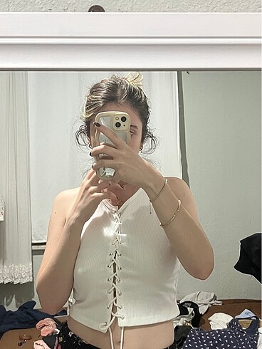 s Beden bağlamalı Crop