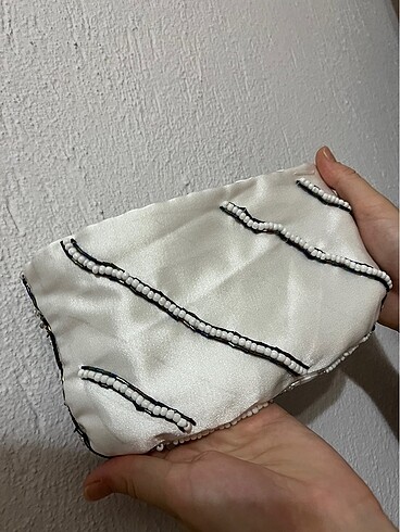Beden Boncuk İşleme çanta Pull