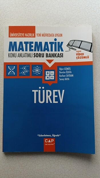 MATEMATİK TÜREV SORU BANKASI ÇAP YAYINLARI