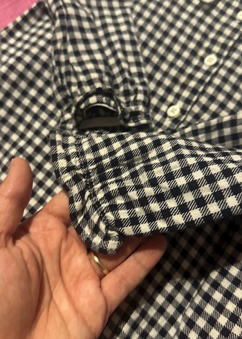 Nakışlı Yakalı Kız Çocuk Bluzu - Görsel 4