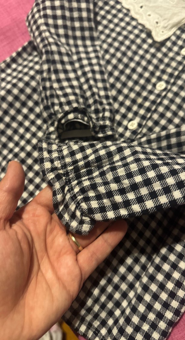 Nakışlı Yakalı Kız Çocuk Bluzu - Görsel 4