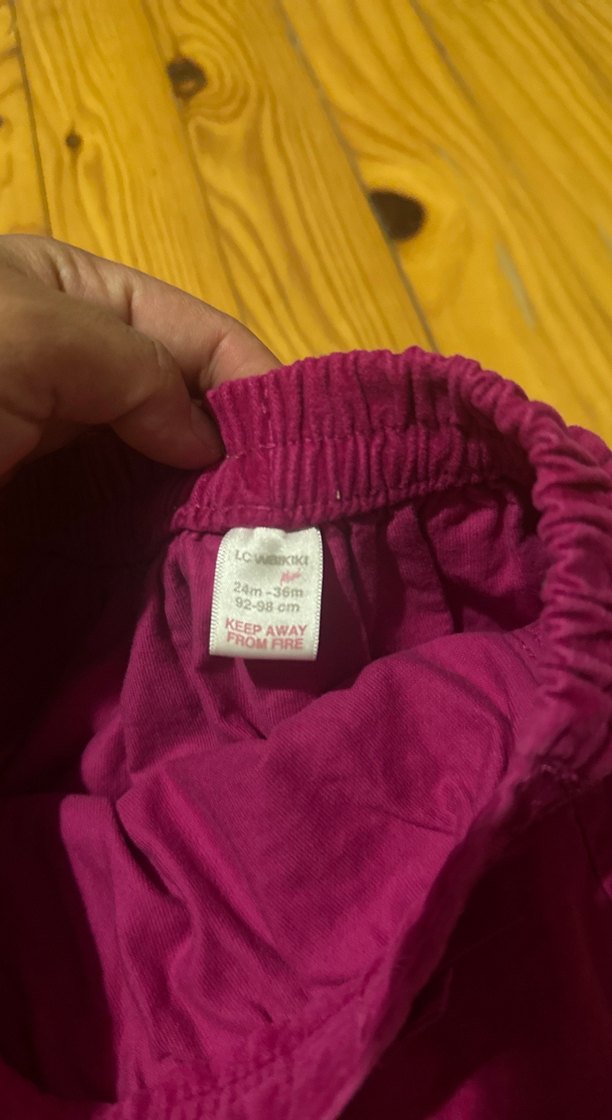 Pembe Kız Çocuk Fırfırlı Etek - Görsel 3