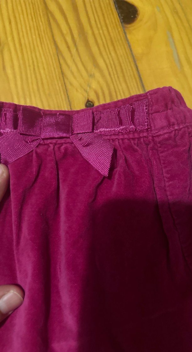 Pembe Kız Çocuk Fırfırlı Etek - Görsel 2