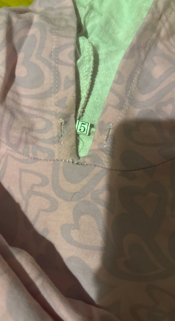 Kız Çocuk Kapüşonlu Fermuarlı Sweatshirt - Görsel 3