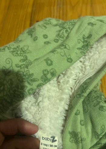 Kız Bebek Yeşil Fermuarlı Tulumu - Görsel 3