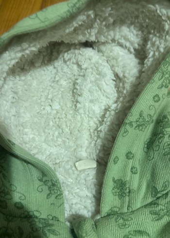 Kız Bebek Yeşil Fermuarlı Tulumu - Görsel 2