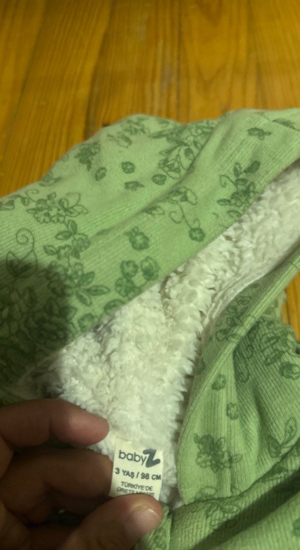Kız Bebek Yeşil Fermuarlı Tulumu - Görsel 3