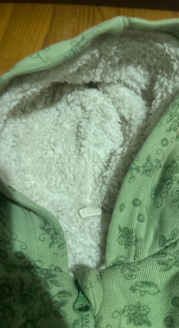 Kız Bebek Yeşil Fermuarlı Tulumu - Görsel 2