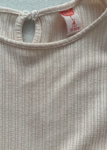 Bej Nakışlı Uzun Kollu Kız Elbisesi Müslim likralı esnek - Görsel 2