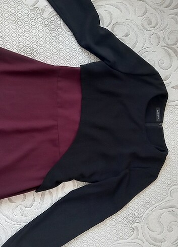 42 Beden Bordo elbise