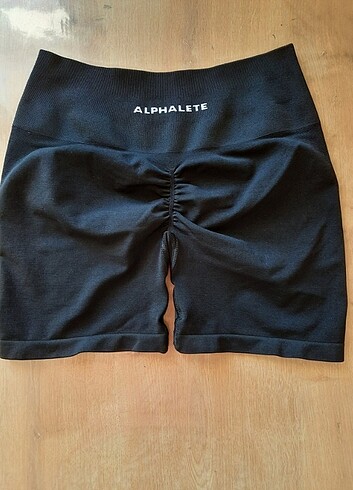 Alphalete seamless büzgülü sort 