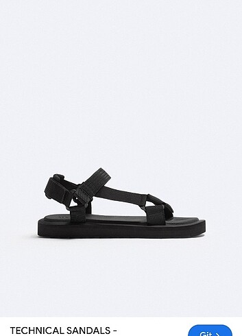 Zara erkek sandalet 