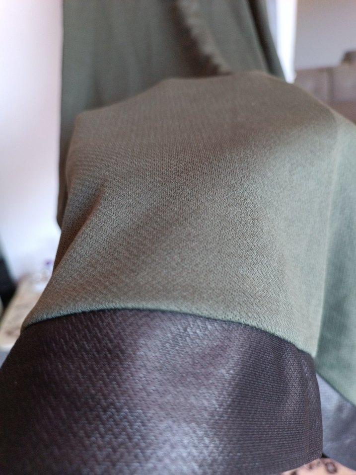 Kadın Haki Uzun Salaş Elbise - Görsel 4