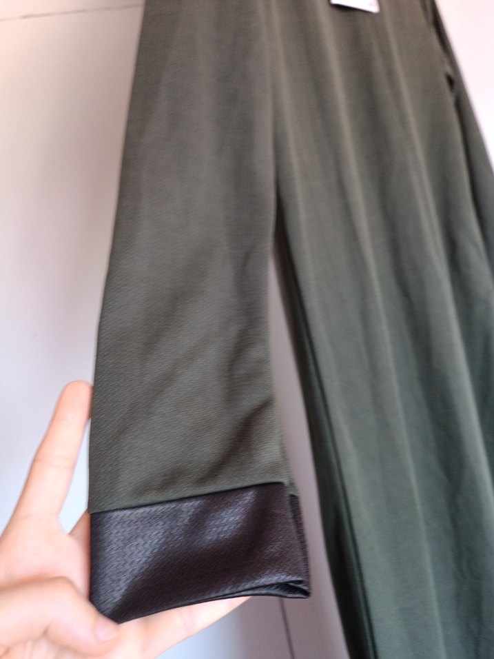 Kadın Haki Uzun Salaş Elbise - Görsel 3