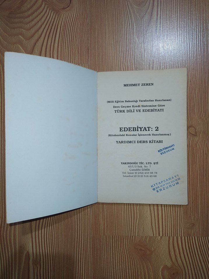 Türk Dili ve Edebiyatı 2 Yardımcı Ders Kitabı - Mehmet Zeren - Görsel 5