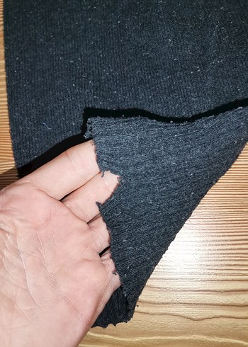 Antrasit Renk Örme İçlik - Görsel 6