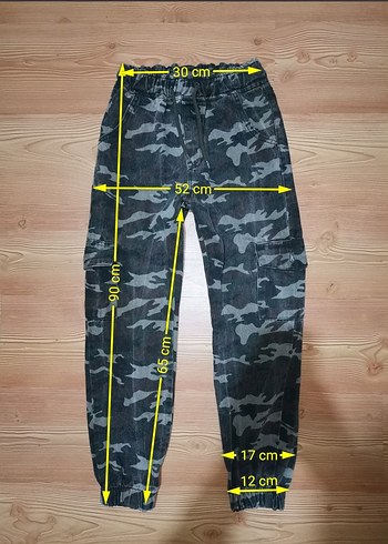 Kamuflaj Kargo Jogger Pantolon - Görsel 2