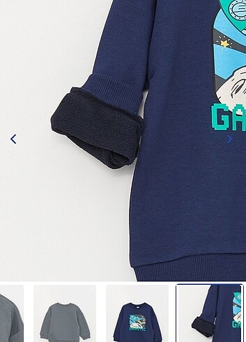 4 Yaş Beden mavi Renk 4/5 yaş lcw sweatshirt 2 li